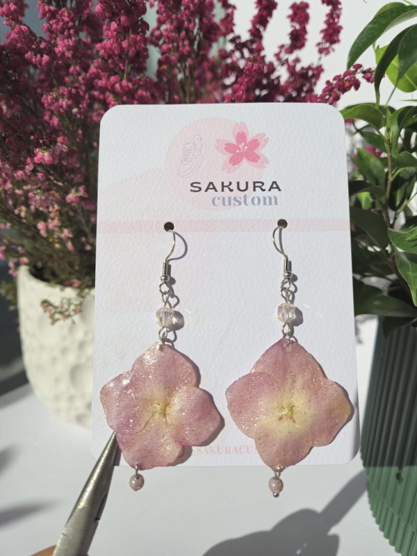 Sparkling Pink Earrings