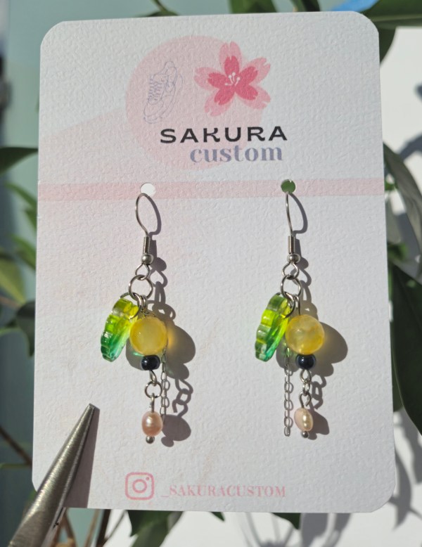 Lemon Leaf Earrings